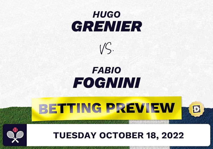 Hugo Grenier vs. Fabio Fognini Predictions - Oct 20, 2022