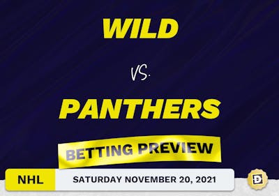 Wild vs. Panthers Predictions and Odds - Nov 20, 2021
