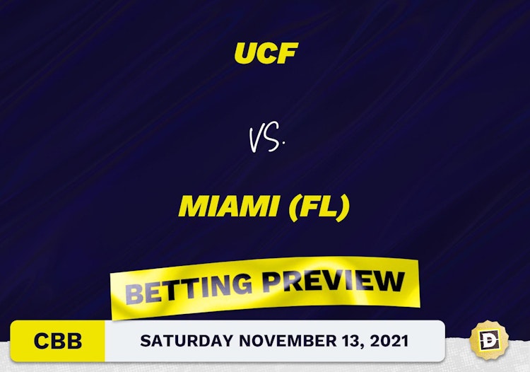 UCF vs. Miami (FL) CBB Predictions and Odds - Nov 13, 2021