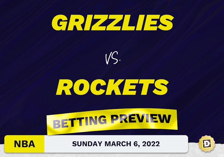 Grizzlies vs. Rockets Predictions and Odds - Mar 6, 2022