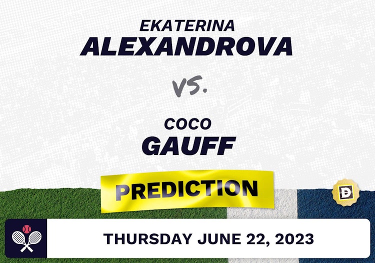 Ekaterina Alexandrova vs. Coco Gauff Prediction - Berlin 2023