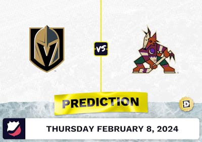 Vegas Golden Knights vs. Arizona Coyotes Prediction, Odds, NHL Picks [2/8/2024]