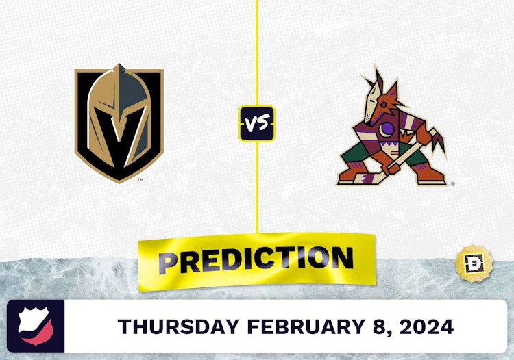 Vegas Golden Knights vs. Arizona Coyotes Prediction, Odds, NHL Picks [2/8/2024]
