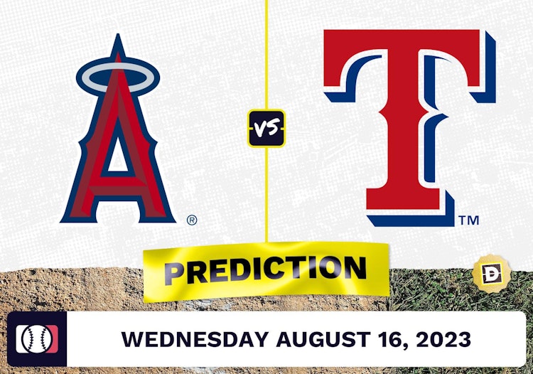 Angels vs. Rangers Prediction for MLB Wednesday [8/16/2023]