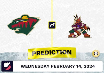 Minnesota Wild vs. Arizona Coyotes Prediction, Odds, NHL Picks [2/14/2024]