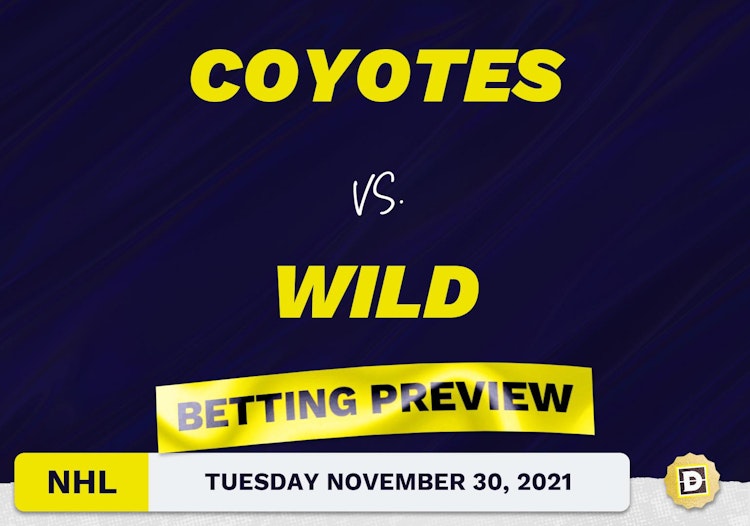 Coyotes vs. Wild Predictions and Odds - Nov 30, 2021