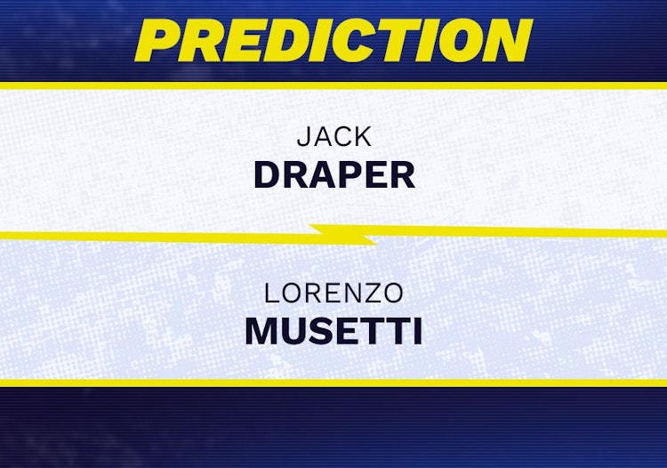 Jack Draper vs Lorenzo Musetti Tennis Prediction.