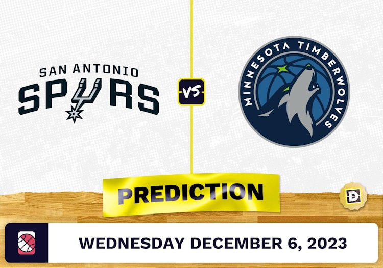 San Antonio Spurs vs. Minnesota Timberwolves Prediction and Odds - December 6, 2023