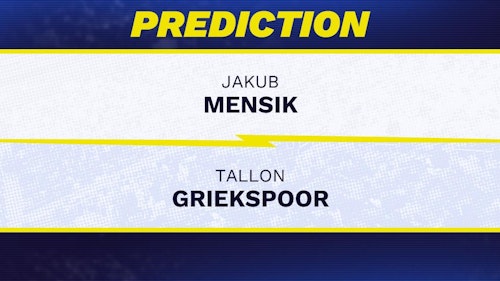 Jakub Mensik vs. Tallon Griekspoor prediction, odds, picks for ATP Dubai 2026