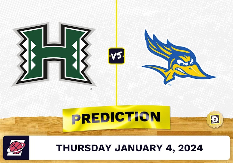 Hawaii vs. Cal State Bakersfield Prediction, Odds, College Basketball Picks  [1/4/2024]