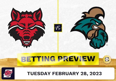 Arkansas State vs. Coastal Carolina CBB Prediction and Odds - Feb 28, 2023