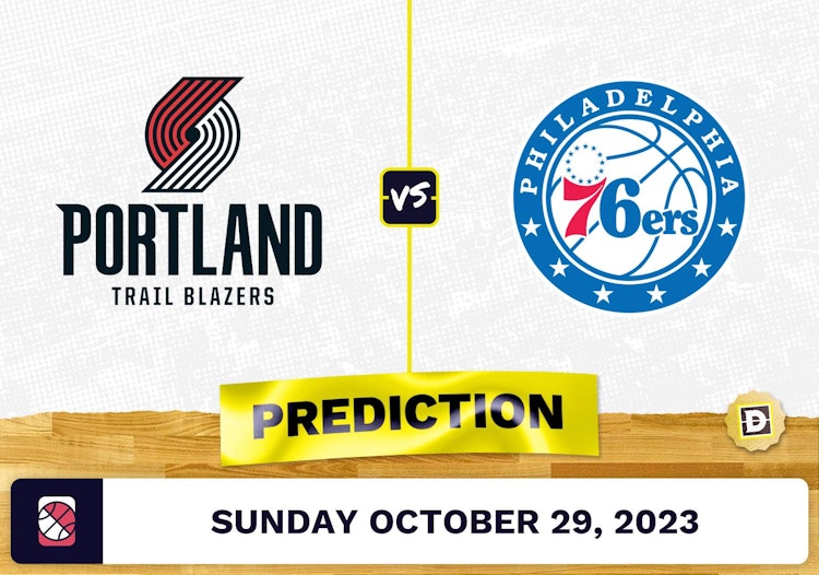 Trail Blazers vs. 76ers Prediction and Odds - October 29, 2023