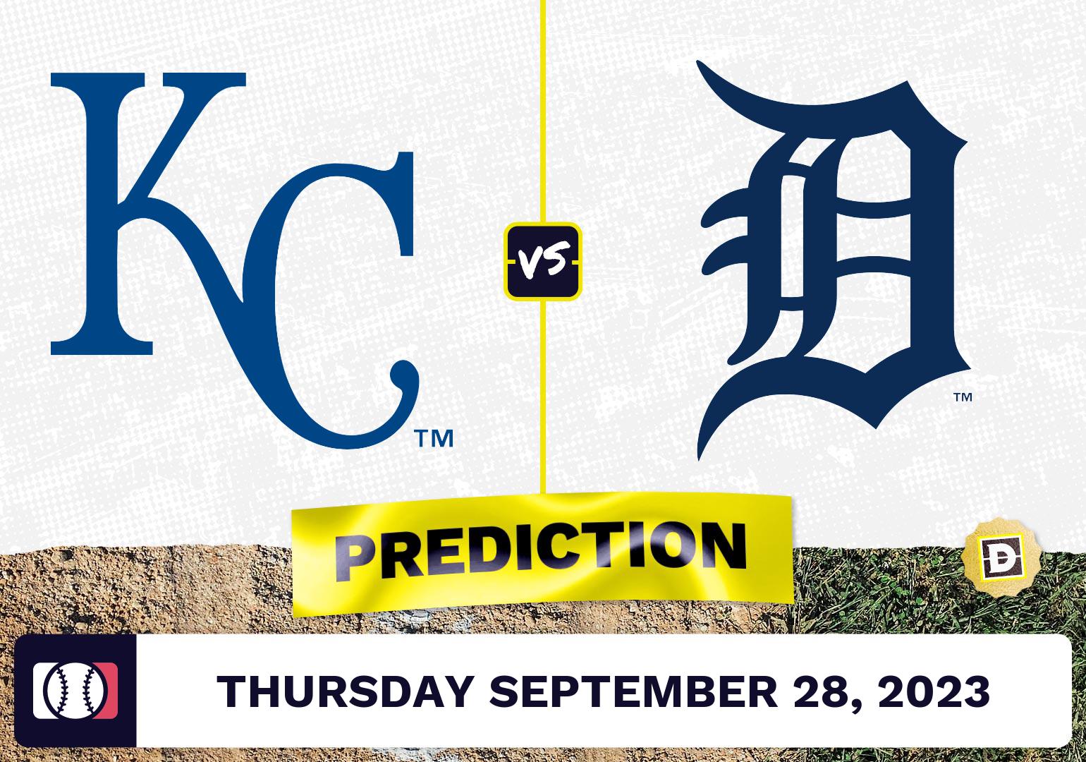 Royals vs. Tigers Prediction for MLB Thursday [9/28/2023]