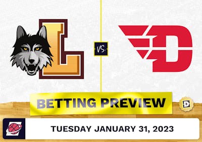 Loyola Chicago vs. Dayton CBB Prediction and Odds - Jan 31, 2023