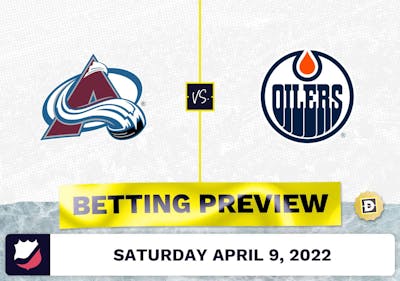 Avalanche vs. Oilers Prediction and Odds - Apr 9, 2022