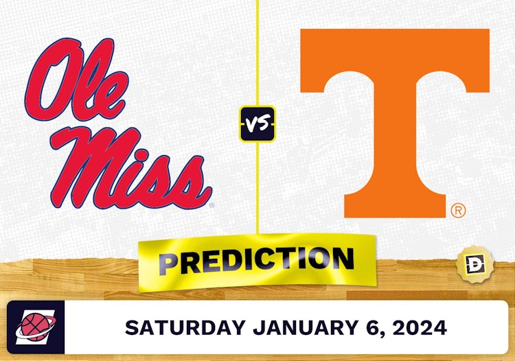 Ole Miss vs. Tennessee Prediction, Odds, College Basketball Picks  [1/6/2024]