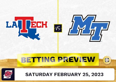 Louisiana Tech vs. Middle Tennessee CBB Prediction and Odds - Feb 25, 2023