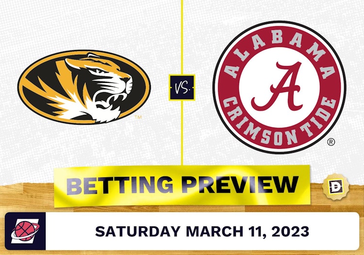 Missouri vs. Alabama CBB Prediction and Odds - Mar 11, 2023