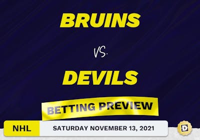 Bruins vs. Devils Predictions and Odds - Nov 13, 2021