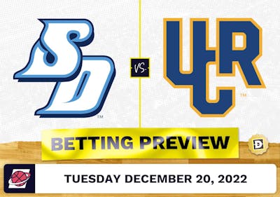 San Diego vs. UC Riverside CBB Prediction and Odds - Dec 20, 2022