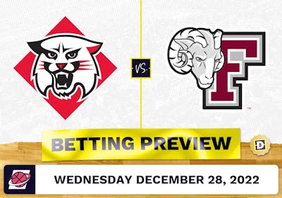 Davidson vs. Fordham CBB Prediction and Odds - Dec 28, 2022