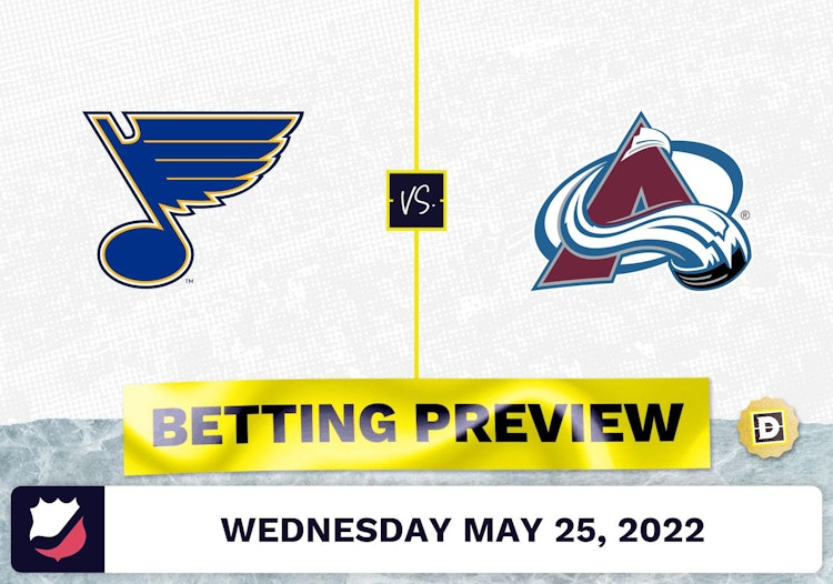 Blues vs. Avalanche Prediction and Odds - May 25, 2022