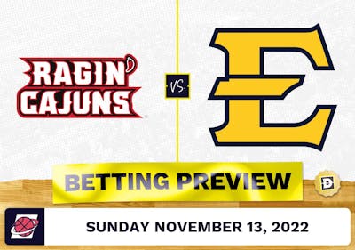 Louisiana-Lafayette vs. East Tennessee State CBB Prediction and Odds - Nov 13, 2022