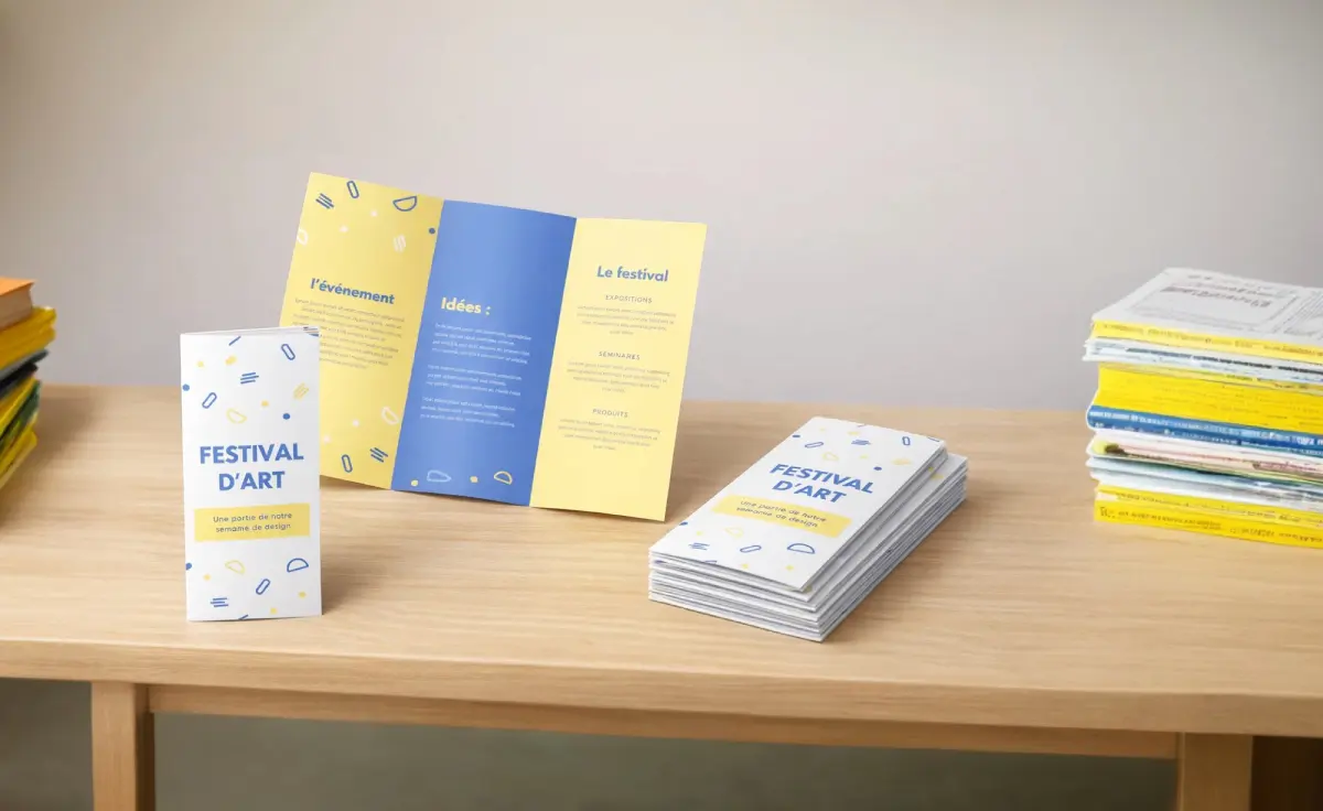 Impression Dépliant 3 volets personnalisé