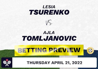 Lesia Tsurenko vs. Ajla Tomljanovic Predictions - Apr 21, 2022