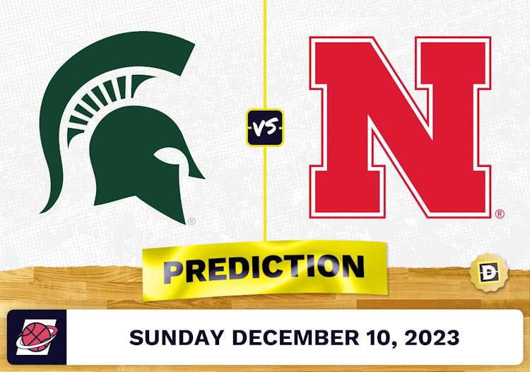 Michigan State vs. Nebraska Basketball Prediction - December 10, 2023