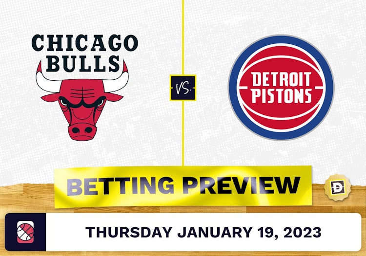 Bulls vs. Pistons Prediction and Odds - Jan 19, 2023