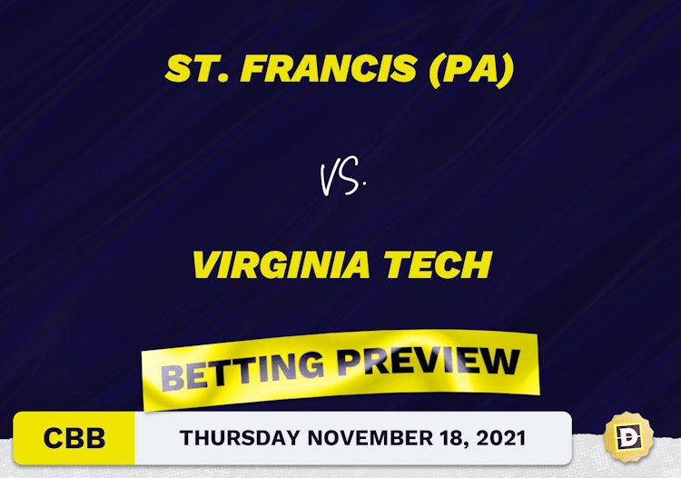 St. Francis (PA) vs. Virginia Tech CBB Predictions and Odds - Nov 18, 2021