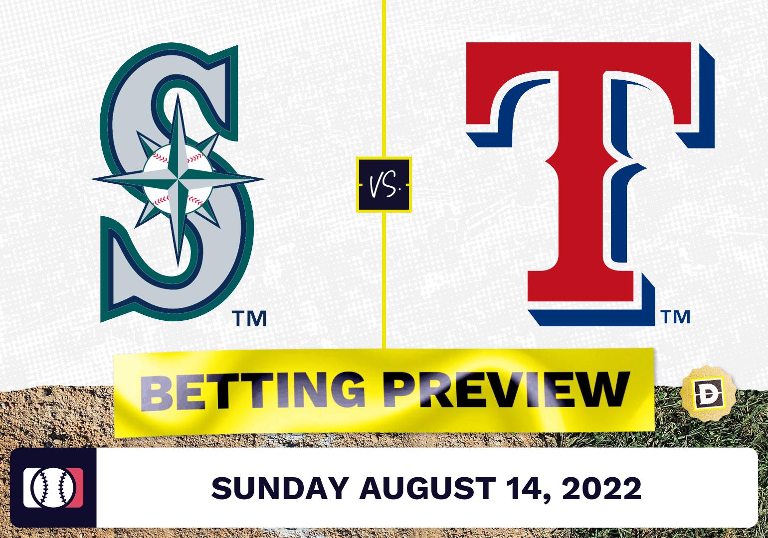Mariners vs. Rangers Prediction and Odds - Aug 14, 2022