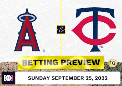 Angels vs. Twins Prediction and Odds - Sep 25, 2022