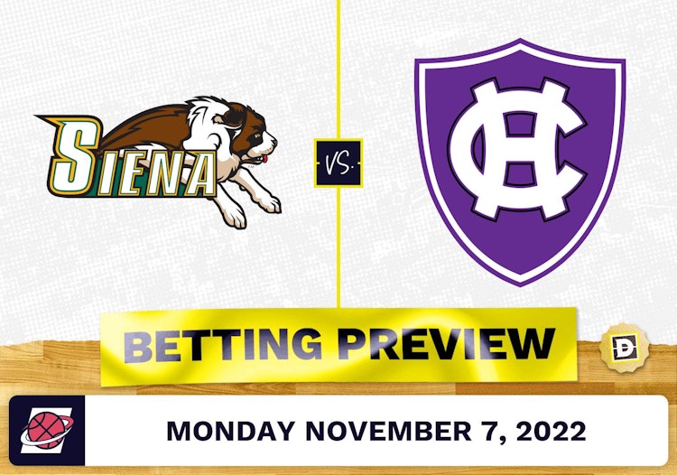 Siena vs. Holy Cross CBB Prediction and Odds - Nov 7, 2022