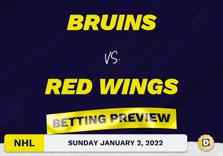 Bruins vs. Red Wings Predictions and Odds - Jan 2, 2022