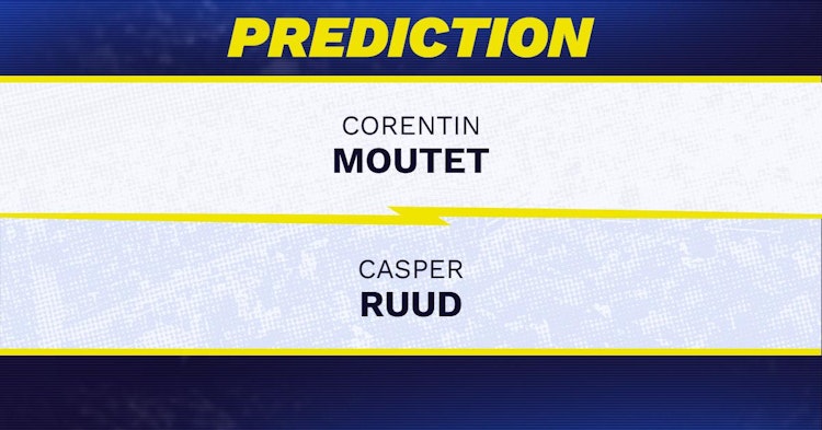 Corentin Moutet vs Casper Ruud Tennis Prediction.