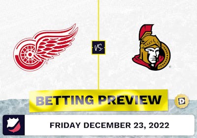 Red Wings vs. Senators Prediction and Odds - Dec 23, 2022