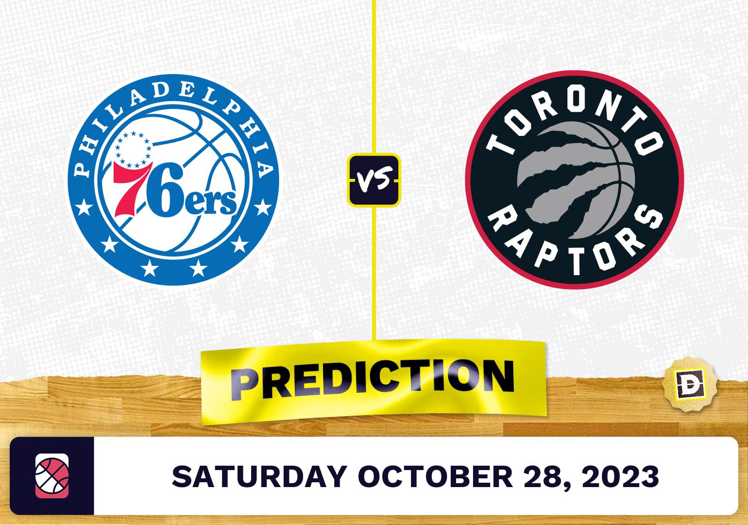 76ers Vs. Raptors Prediction And Odds - October 28, 2023