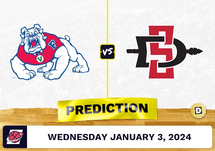 Fresno State vs. San Diego State Prediction, Odds, College Basketball Picks  [1/3/2024]