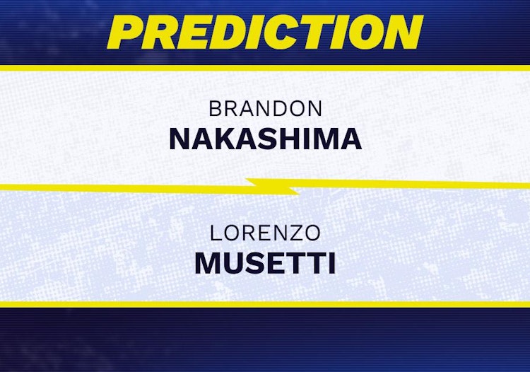 Brandon Nakashima vs Lorenzo Musetti Tennis Prediction.