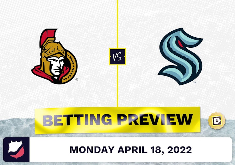 Senators vs. Kraken Prediction and Odds - Apr 18, 2022