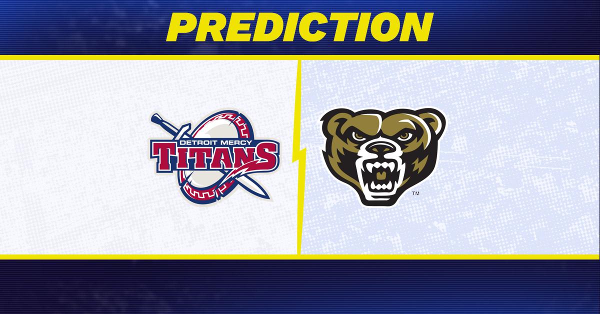 Detroit Mercy vs. Oakland prediction: Oakland favored to win men's college basketball matchup [2/28/2026]