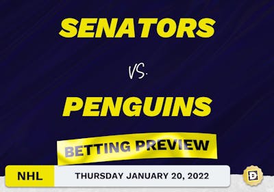 Senators vs. Penguins Predictions and Odds - Jan 20, 2022