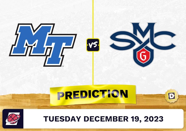 Middle Tennessee vs. Saint Mary's Prediction, Odds, College Basketball Picks  [12/19/2023]