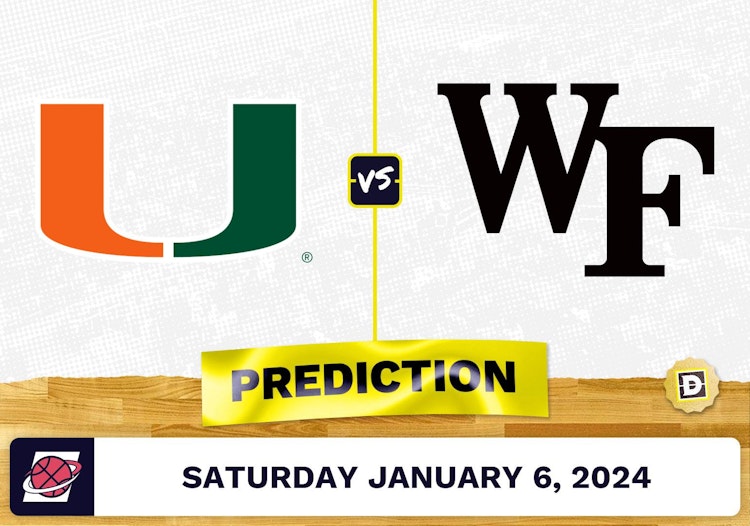 Miami (FL) vs. Wake Forest Prediction, Odds, College Basketball Picks  [1/6/2024]