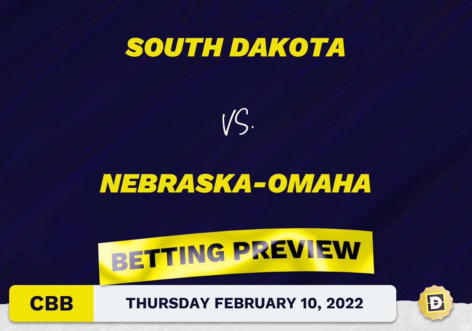 South Dakota vs. Nebraska-Omaha CBB Predictions and Odds - Feb 10, 2022
