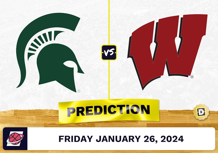 Michigan State vs. Wisconsin Prediction, Odds, College Basketball Picks [1/26/2024]