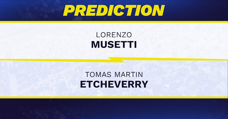 Lorenzo Musetti vs Tomas Etcheverry Tennis Prediction.