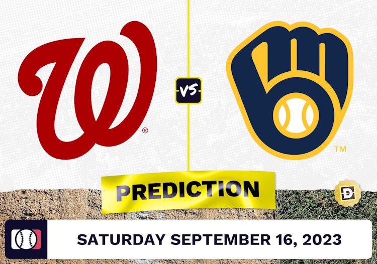 Nationals vs. Brewers Prediction for MLB Saturday [9/16/2023]